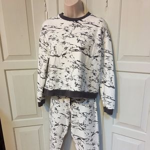 Topshop Marbled Sweatsuit
